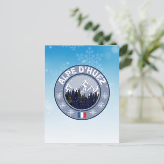 Alpe d'Huez Station de ski ポストカード (スタンド正面)