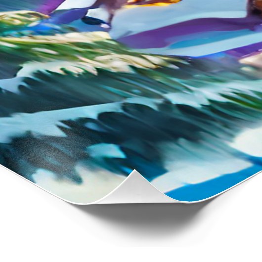 Alpe du Grand Serre : Panorama Alpin ポスター (コーナー)