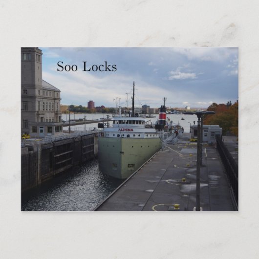 Alpena Soo Locksポストカード ポストカード (正面)