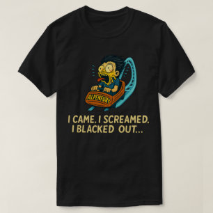 AlpenFuryコースターサバイバー - 来た、悲鳴を上げた、 Tシャツ