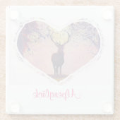 Alpenglück Hirsch ガラスコースター (裏面)