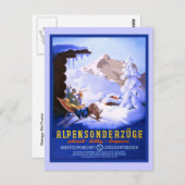 Alpensonderzuge、ドイツ ポストカード (正面/裏面)
