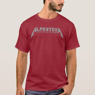 Alpenteraの灰色のロゴ! Tシャツ