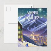 Alpes d'Huez : Ascension Éblouissante au Cœur des  ポストカード (正面/裏面)