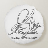 Alphaエンジニア ラウンドクッション (裏面)