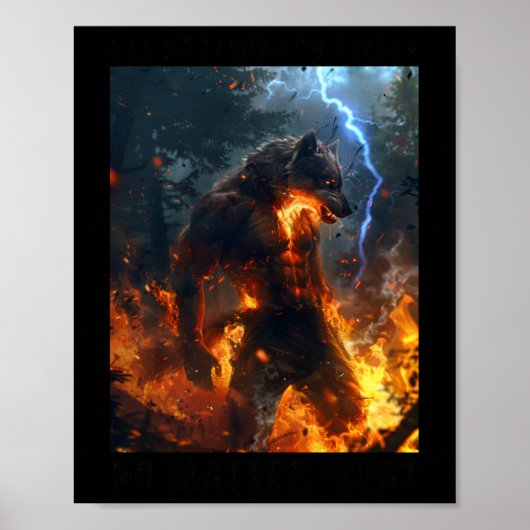 Alpha 保護 Wolfのシステッカーをゲットしない ポスター (正面)