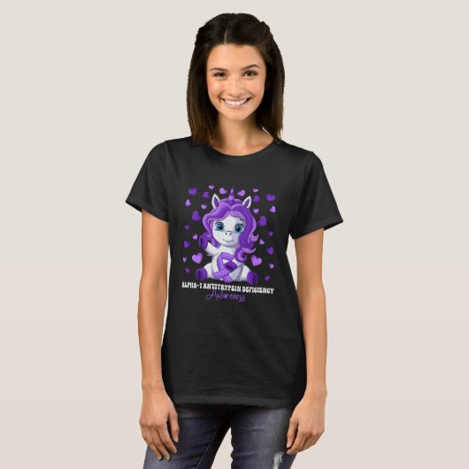 Alpha 1 Antitrypsin Deficiency Awareness Month Pur Tシャツ (正面フル)