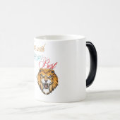 Alpha Attitation Mug – と一緒に混乱す最高のる モーフィングマグカップ (正面右)