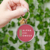 Alpha Chi Omega | スタックロゴ キーホルダー (手)