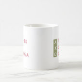 Alpha Chi Omega | スタックロゴ コーヒーマグカップ (中央)