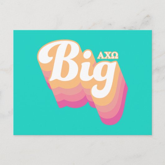 Alpha Chi Omega | ビッグ ポストカード (正面)
