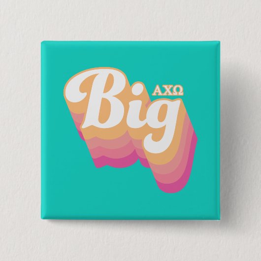 Alpha Chi Omega | ビッグ 缶バッジ (正面)