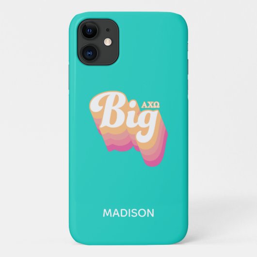 Alpha Chi Omega | ビッグ Case-Mate iPhoneケース (裏面)