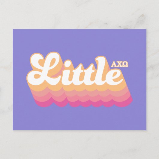Alpha Chi Omega | リトル ポストカード (正面)