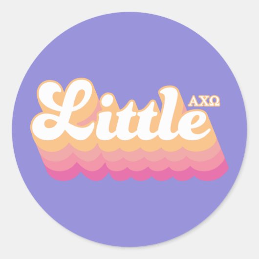 Alpha Chi Omega | リトル ラウンドシール (正面)