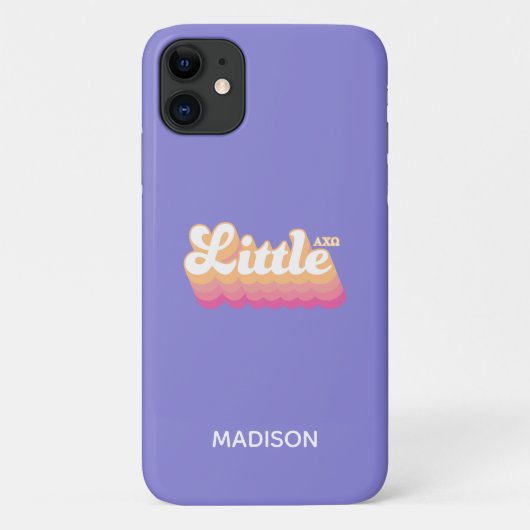 Alpha Chi Omega | リトル Case-Mate iPhoneケース (裏面)