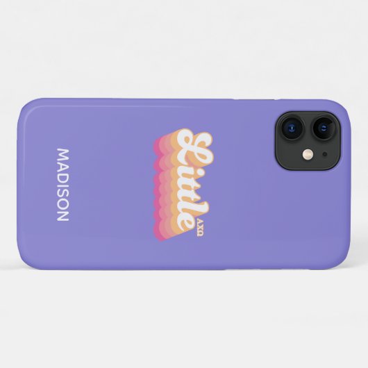 Alpha Chi Omega | リトル Case-Mate iPhoneケース (裏面(横))
