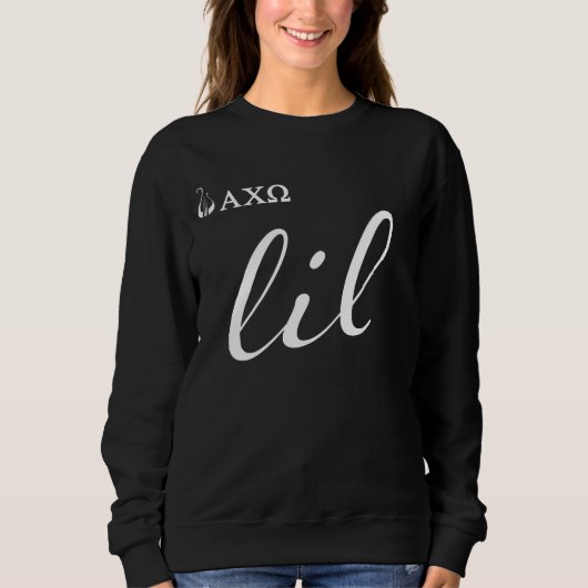 Alpha Chi Omega | リルスクリプト スウェットシャツ (正面)