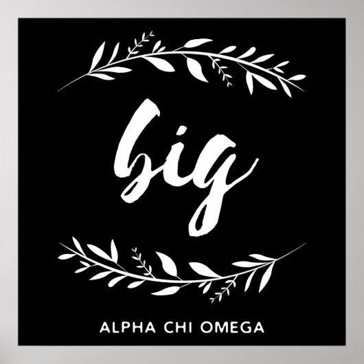 Alpha Chi Omega | 大きなリース ポスター (正面)