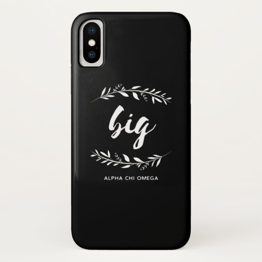 Alpha Chi Omega | 大きなリース Case-Mate iPhoneケース (裏面)