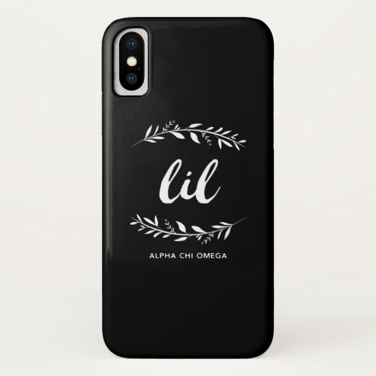Alpha Chi Omega | 小さなリース Case-Mate iPhoneケース (裏面)