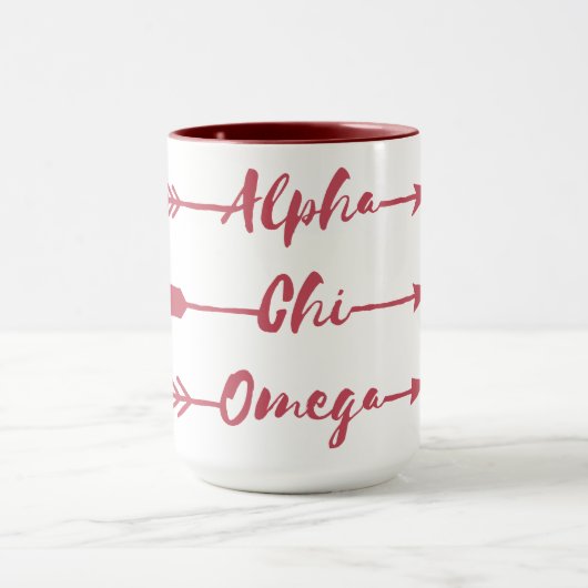 Alpha Chi Omega | 矢印 マグカップ (中央)