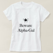 Alpha Gal Tシャツ (デザイン正面)
