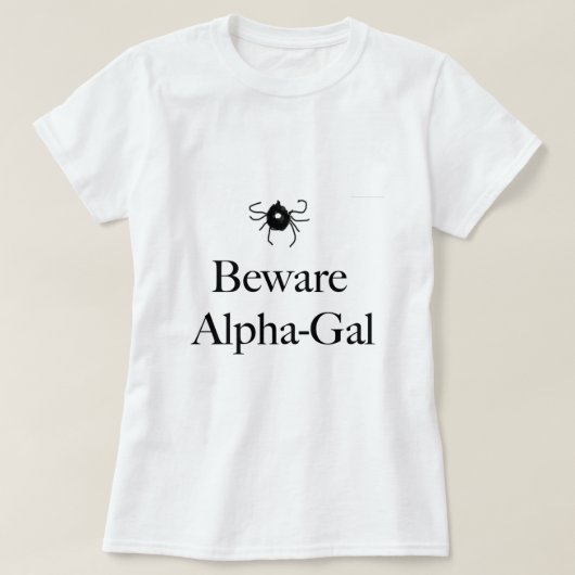 Alpha Gal Tシャツ (デザイン正面)