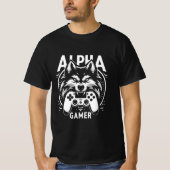Alpha Gamer Wolf Controller  Tシャツ (正面)