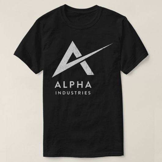 Alpha Industriesがガラスオニオンをナイフで切り取る Tシャツ (デザイン正面)