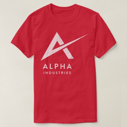 Alpha Industriesがガラスオニオンをナイフで切り取る Tシャツ (デザイン正面)