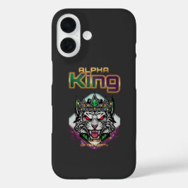 Alpha king motivational  iPhone 16ケース