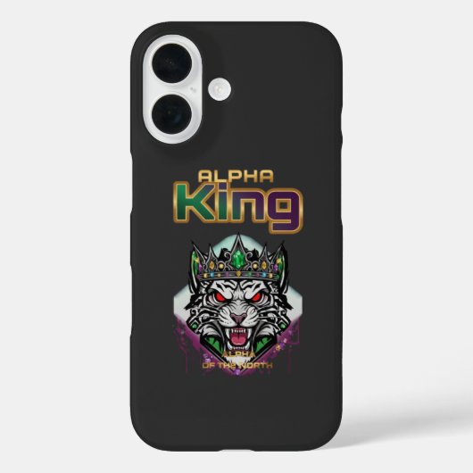 Alpha king motivational Case-Mate iPhoneケース (裏面)