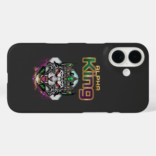 Alpha king motivational Case-Mate iPhoneケース (裏面 (横))