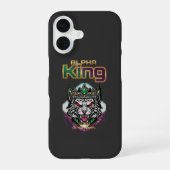 Alpha king motivational  iPhone 16ケース (裏面)