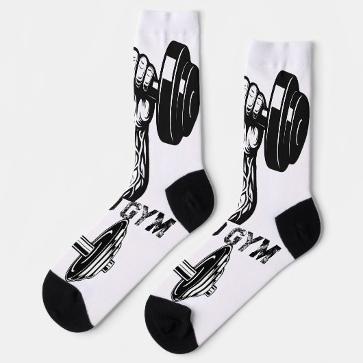 Alpha Lift Socks – 血管手押しダンベル ソックス (左)