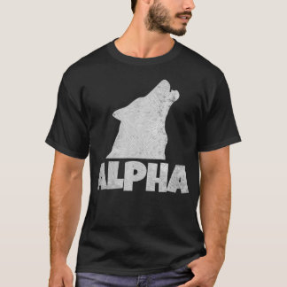 Alpha Lone Wolf Packメンバーの野生動物のハウリング Tシャツ