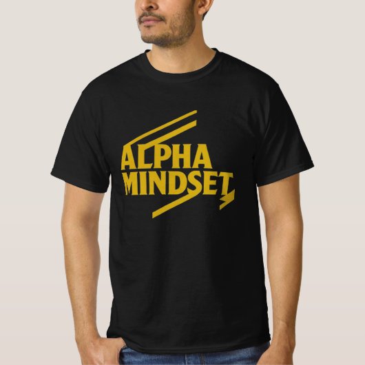 Alpha Mindset Tシャツ (正面)