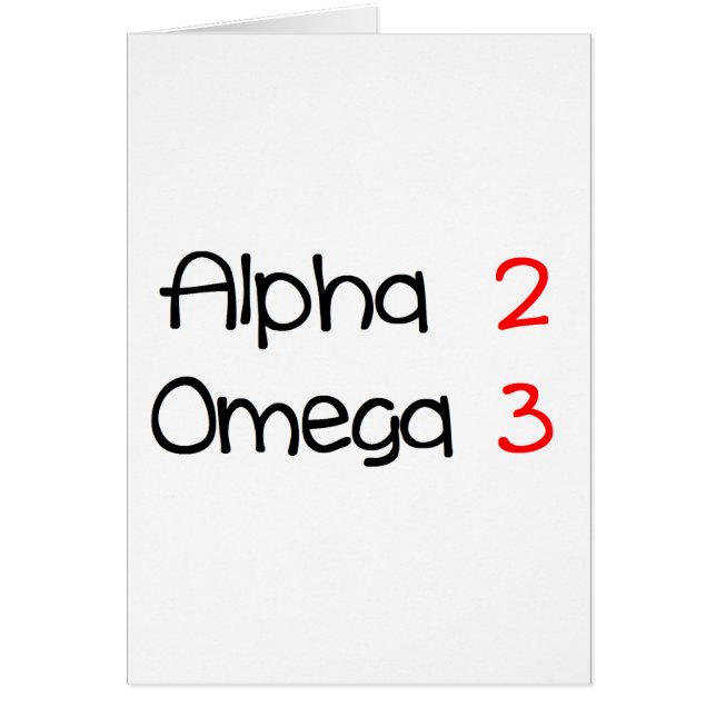 alpha omega (正面)
