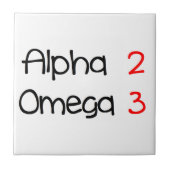 alpha omega タイル (正面)