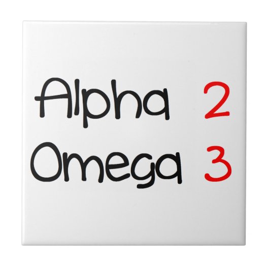 alpha omega タイル (正面)