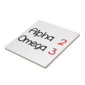 alpha omega タイル (側面)