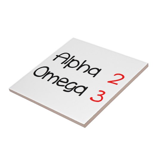 alpha omega タイル (側面)