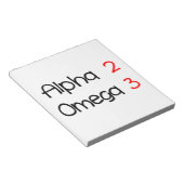 alpha omega ノートパッド (アングル)