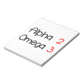 alpha omega ノートパッド (回転)