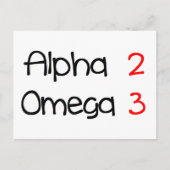alpha omega ポストカード (正面)