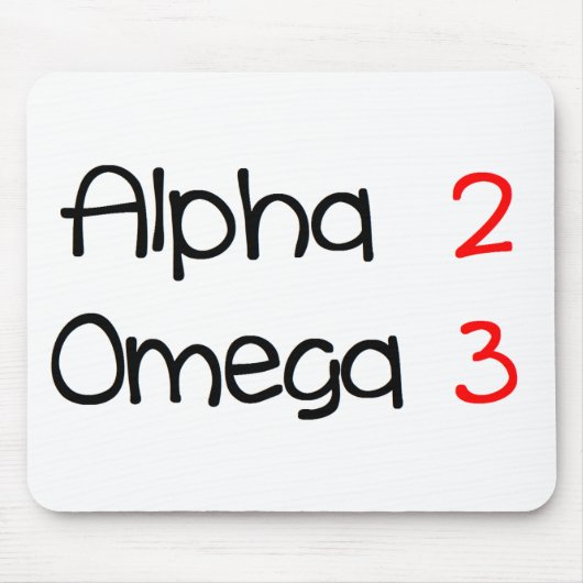 alpha omega マウスパッド (正面)