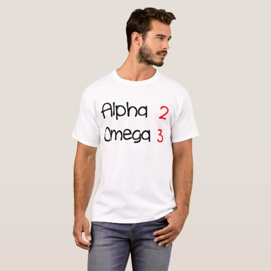 alpha omega tシャツ (正面フル)
