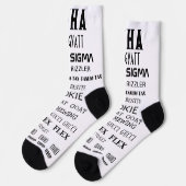 ALPHA RIZZ SIGMA GYATT FLEX SOCKS ソックス (左)