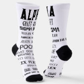 ALPHA RIZZ SIGMA GYATT FLEX SOCKS ソックス (傾斜あり)